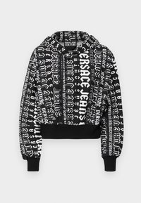 Športni pulover - 899 black+003 white