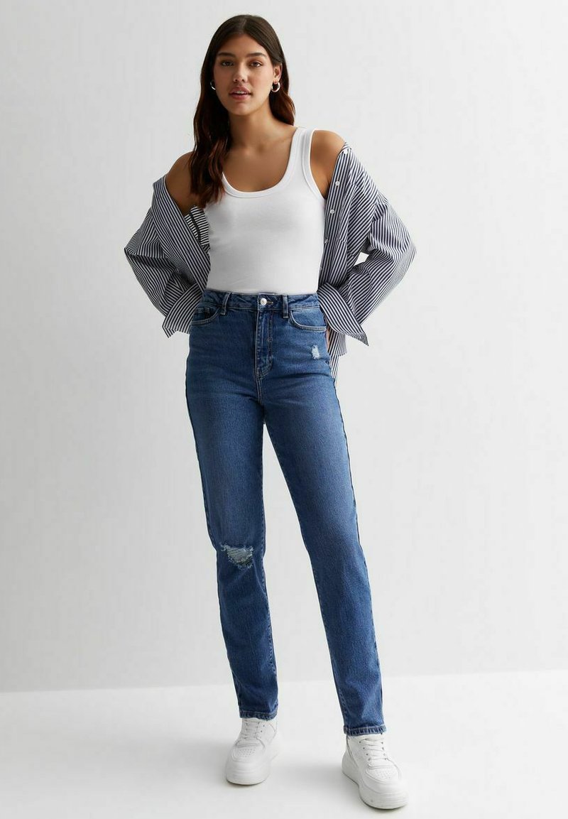 New Look Tall Slim fit jeans blauw