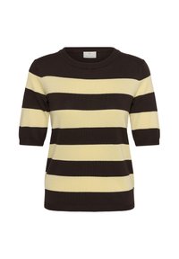 Ikke valgt, coffee bean yellow wide stripe