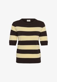 Ikke valgt, coffee bean yellow wide stripe