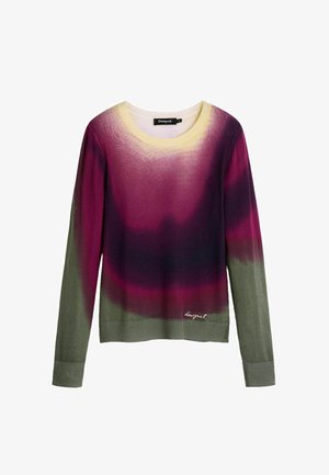 Desigual, DIP-DYE EFFECT SWEATER - Jersey de punto - purple