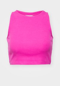 RACERBACK CROP - Top - fuchsia fedora