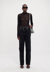 Ksubi SYMBOLS  - Tops ar garām piedurknēm - black