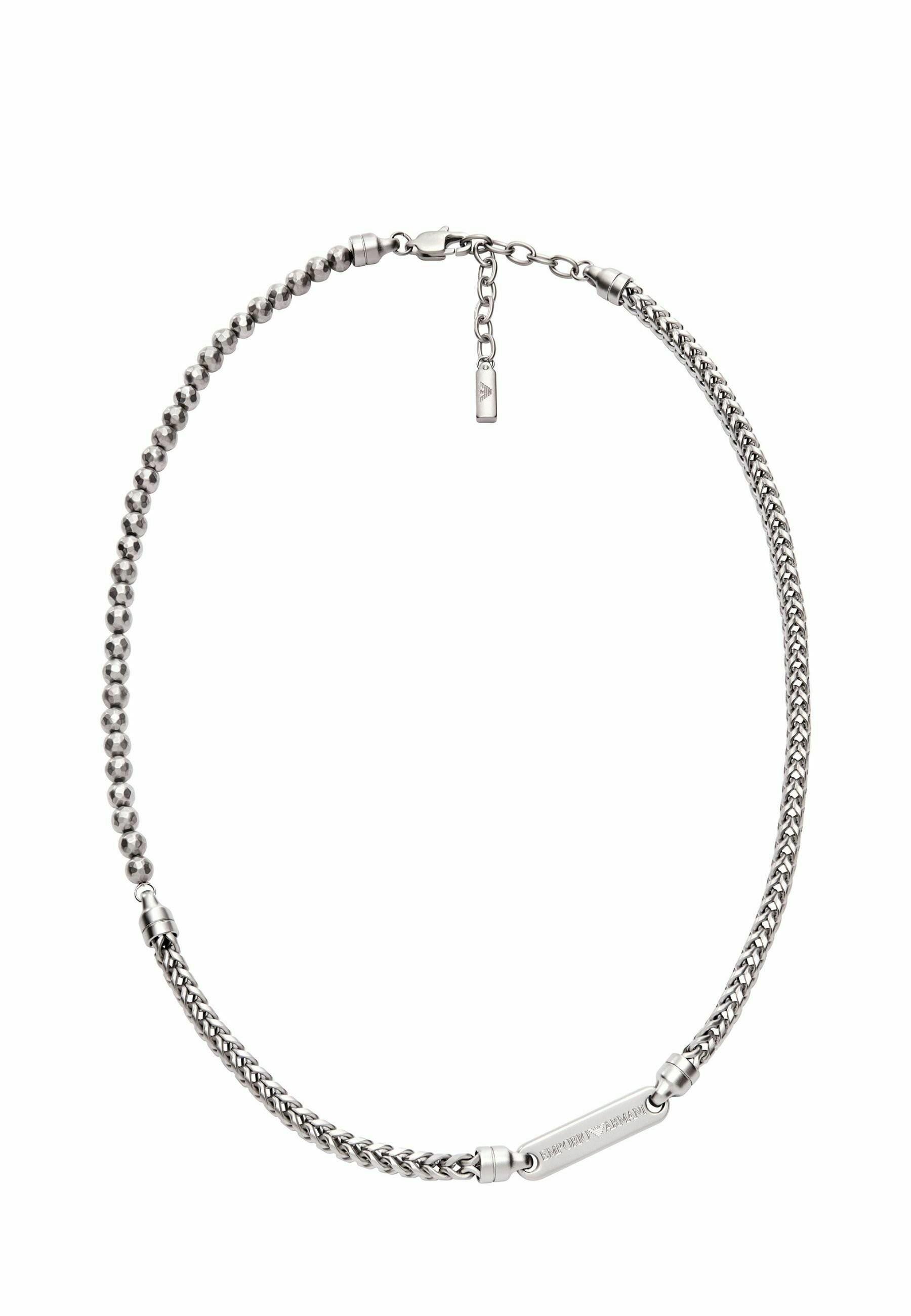 Emporio Armani ICONIC TREND - Necklace - silver coloured/silver 