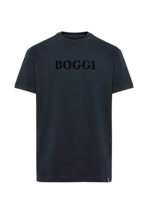 Boggi Milano T-shirts print - navy blue