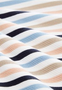 TOM TAILOR NEW OTTOMAN - Maglione - peach blue ottoman stripe