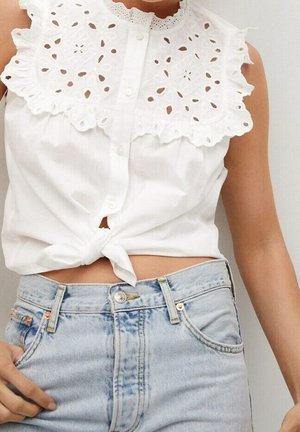 Overhemdblouse - white