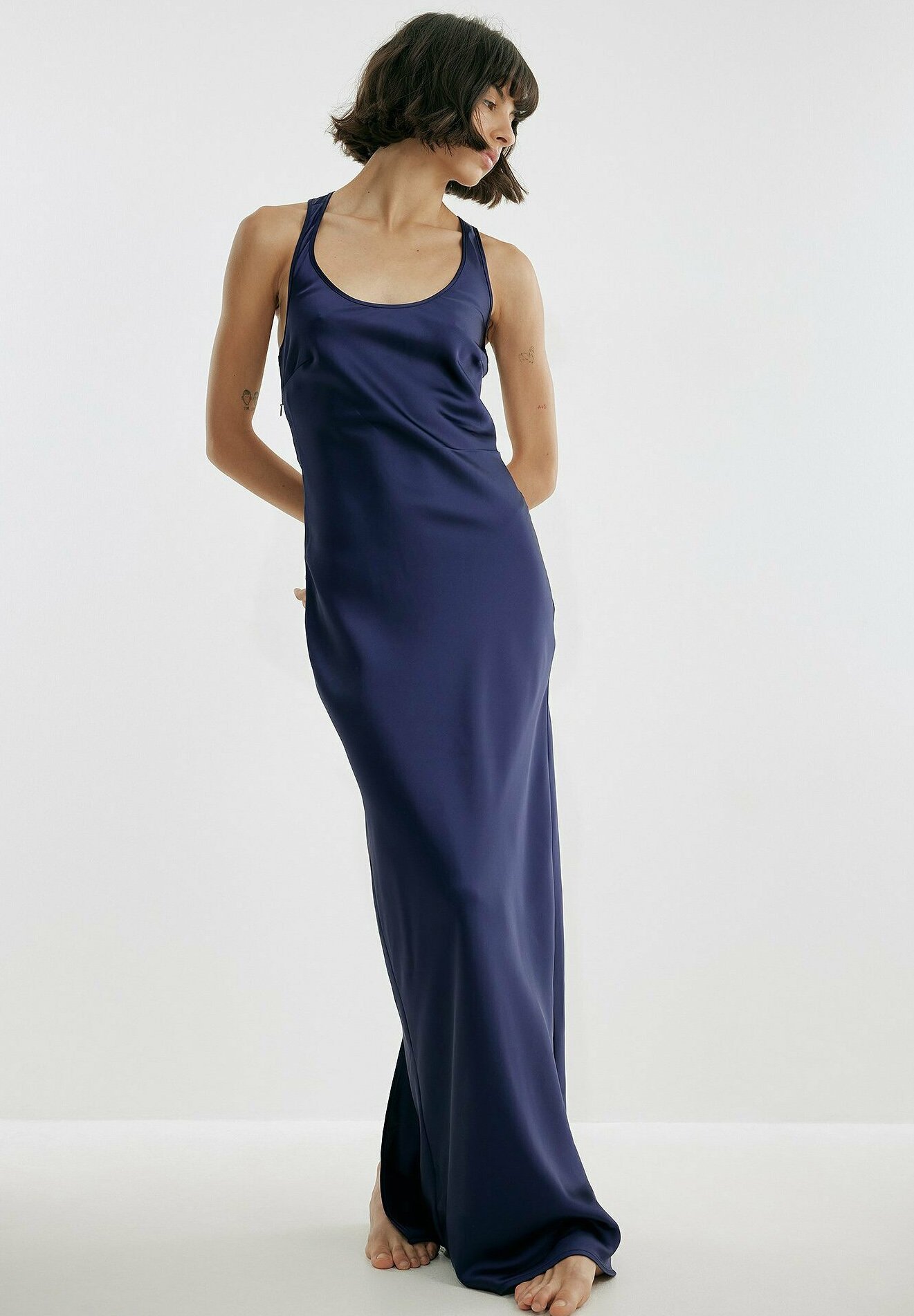 NA-KD LANGES - Maxikleid - blue/blau - Zalando.de