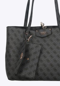 Guess SATCHEL COAL LOGO SET - Bolso de mano - nero
