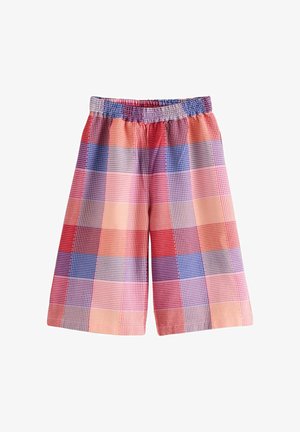 Next, REGULAR FIT PULLON BARREL - Stoffhose - bright pink multi check