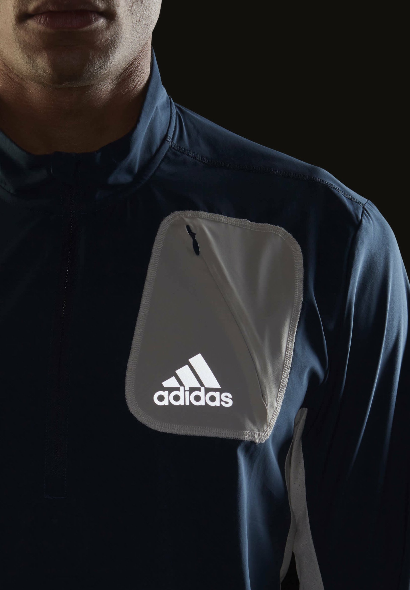 half zip running jacket