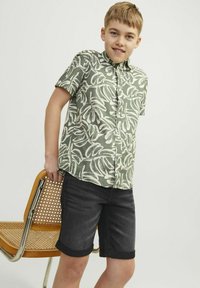 Jack & Jones Junior REGULAR FIT - Jeansshorts - black denim
