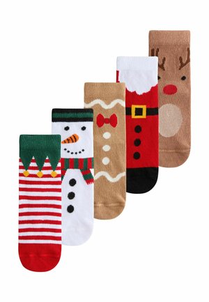 Next, CHRISTMAS 5 PACK - Strømper - multi characters