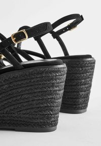 Next FOREVER COMFORT HARDWARE DETAIL - Espadrillot - black