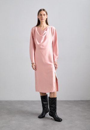LONG SLEEVE MIDI DRESS - Cocktailkjole - rose tan