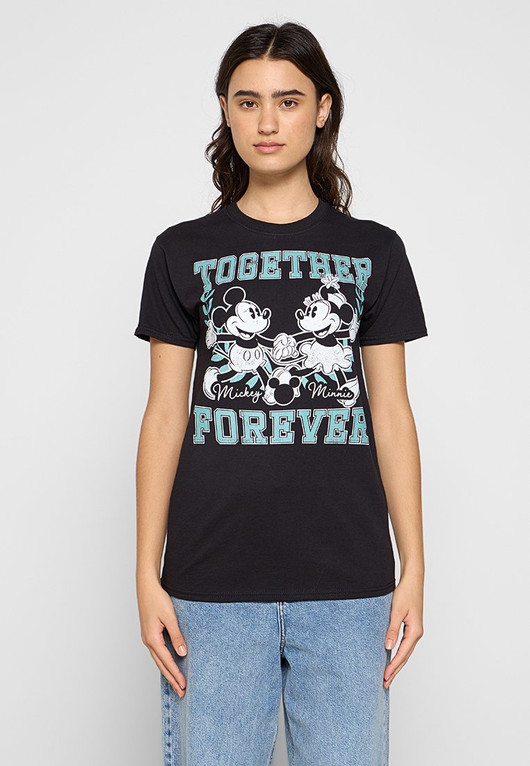 Disney T-shirt print zwart