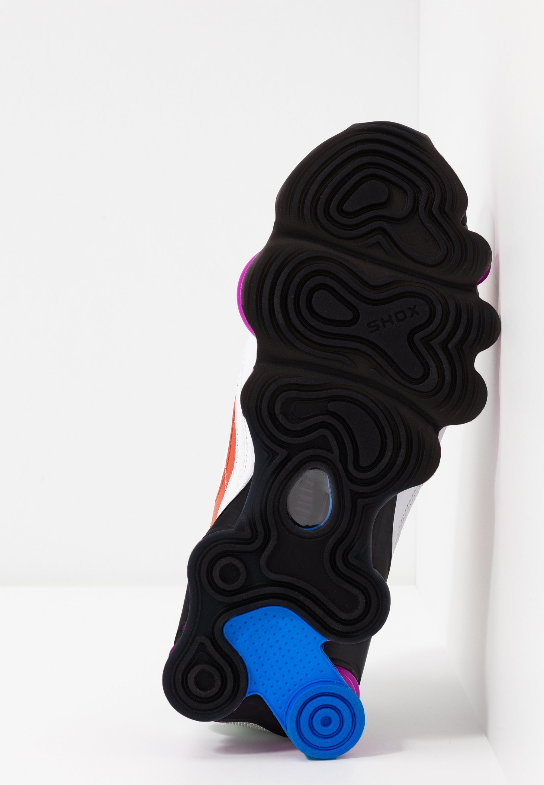 Nike Sportswear SHOX TL NOVA - Sneakers laag - white/black/hyper  violet/racer blue/rust factor/spruce aura/wit - Zalando.nl