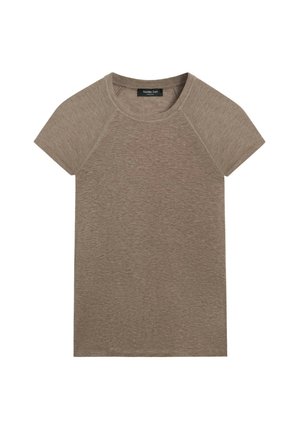 Massimo Dutti, SHORT SLEEVE RAGLAN T-SHIRT - T-shirt basic - brown