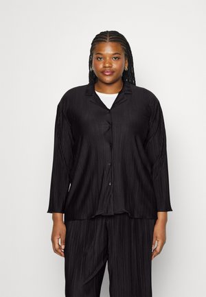 Selected SLFELLIE  PLISSE SHIRT - Blouse - black