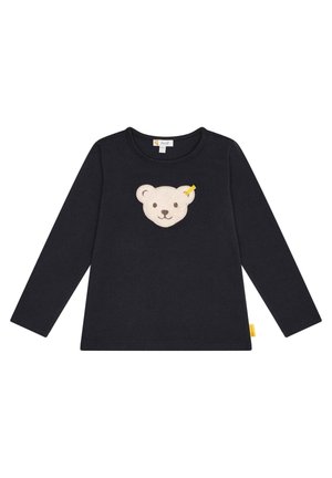MIT TEDDYKOPF MIT SQUEEZER - Long sleeved top - steiff navy