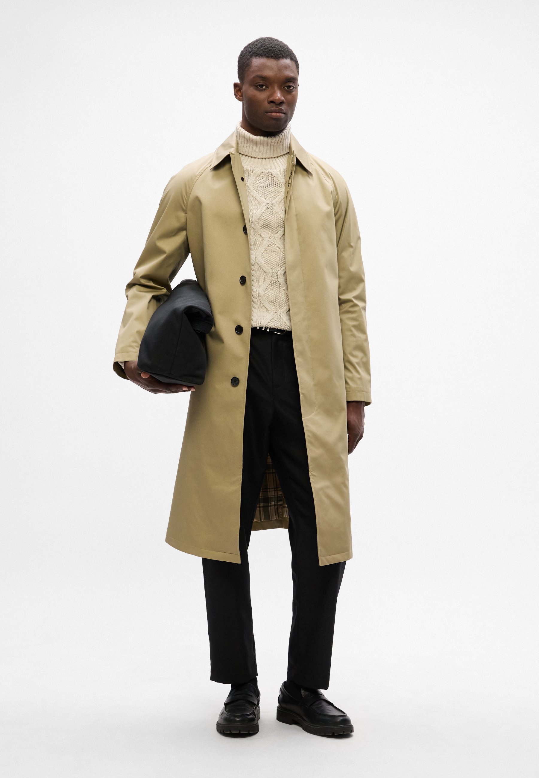 Isaac Dewhirst MACINTOSH COAT - Classic coat - neutral/beige