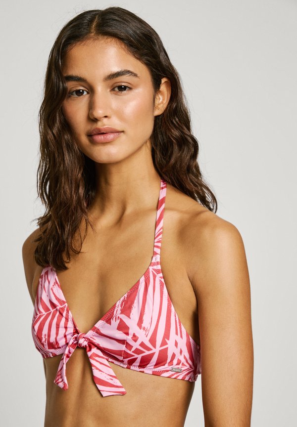 LEAF BR KNOT - Bikini top2