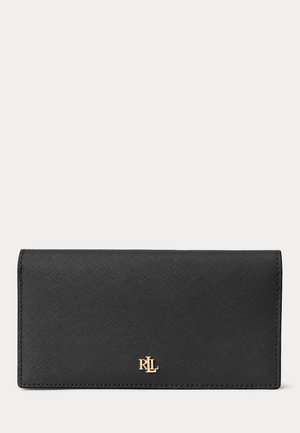 Lauren Ralph Lauren, CROSSHATCH LEATHER SLIM WALLET - Portefeuille - black