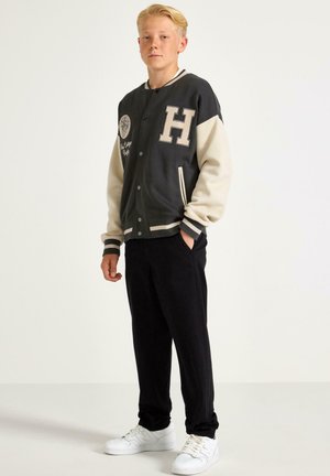 Lindex WILMER WIDE LEG - Chinos - black