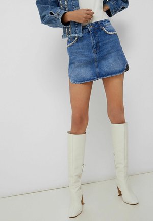 A-linjainen hame - blue denim