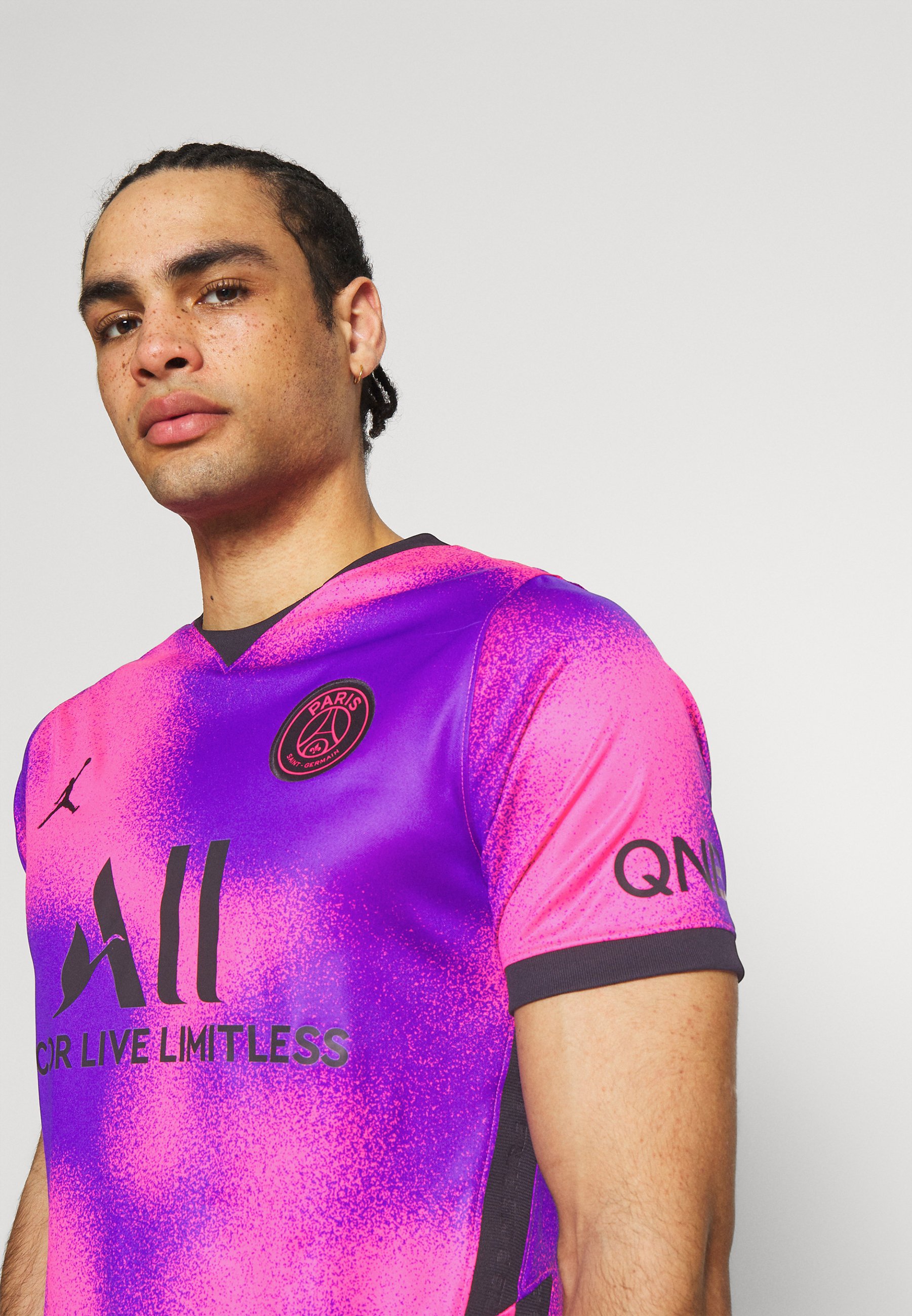 Nike Performance PARIS ST GERMAIN - Equipación de clubes - hyper  pink/black/rosa - Zalando.es