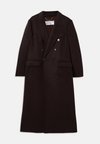 DOUBLE FACED OVERCOAT - Manteau classique - dark chocolate/coco