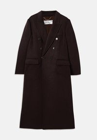 DOUBLE FACED OVERCOAT - Klassisk kappa / rock - dark chocolate/coco