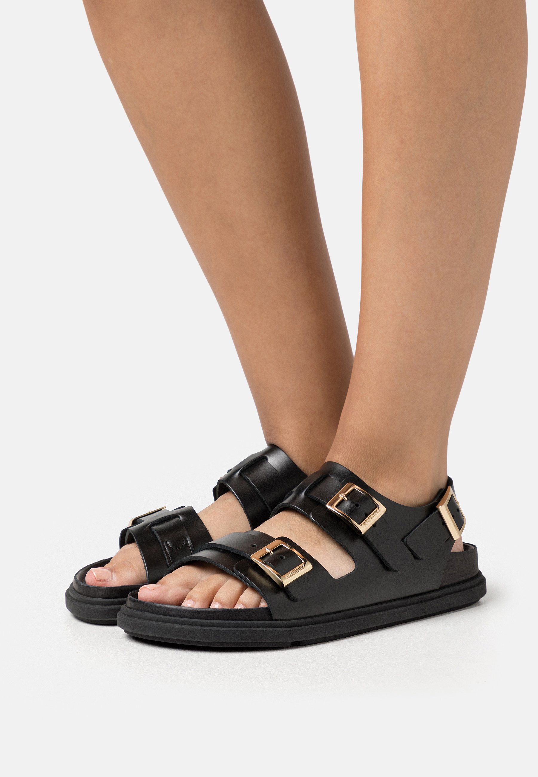 birkenstock womens black sandals