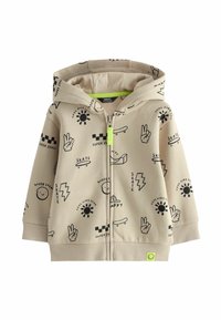 Next REGULAR FIT - ALL OVER THROUGH - Tröja med dragkedja - grey