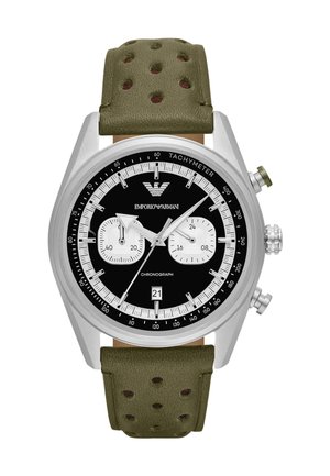 EMPORIO ARMANI MEN TRADITIONAL WATCHES RACER - Hodinky se stopkami - green