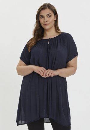 Kaffe Curve KCAMI SS  - Tuniek - midnight marine
