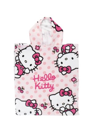 Mädchen Bade-Poncho - Peignoir - pink