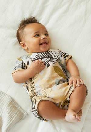 6 PIECE - Shorts - palm print khaki green