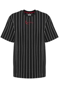 SMALL SIGNATURE PINSTRIPE - Majica kratkih rukava s printom - black/white