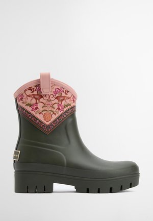 Barbour BARBOUR FARM RIO THAIS SHORT - Wellies - olive/muti-coloured