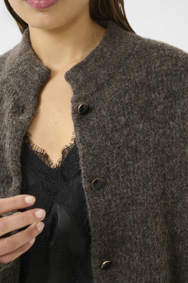 ALPHA CARDIGAN - Cardigan - chestnut4