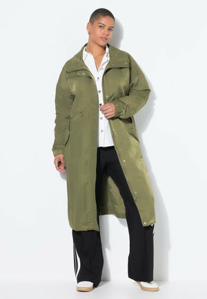 DRAWSTRING WAIST EXTRA LONG  - Trenchcoat - dark olive