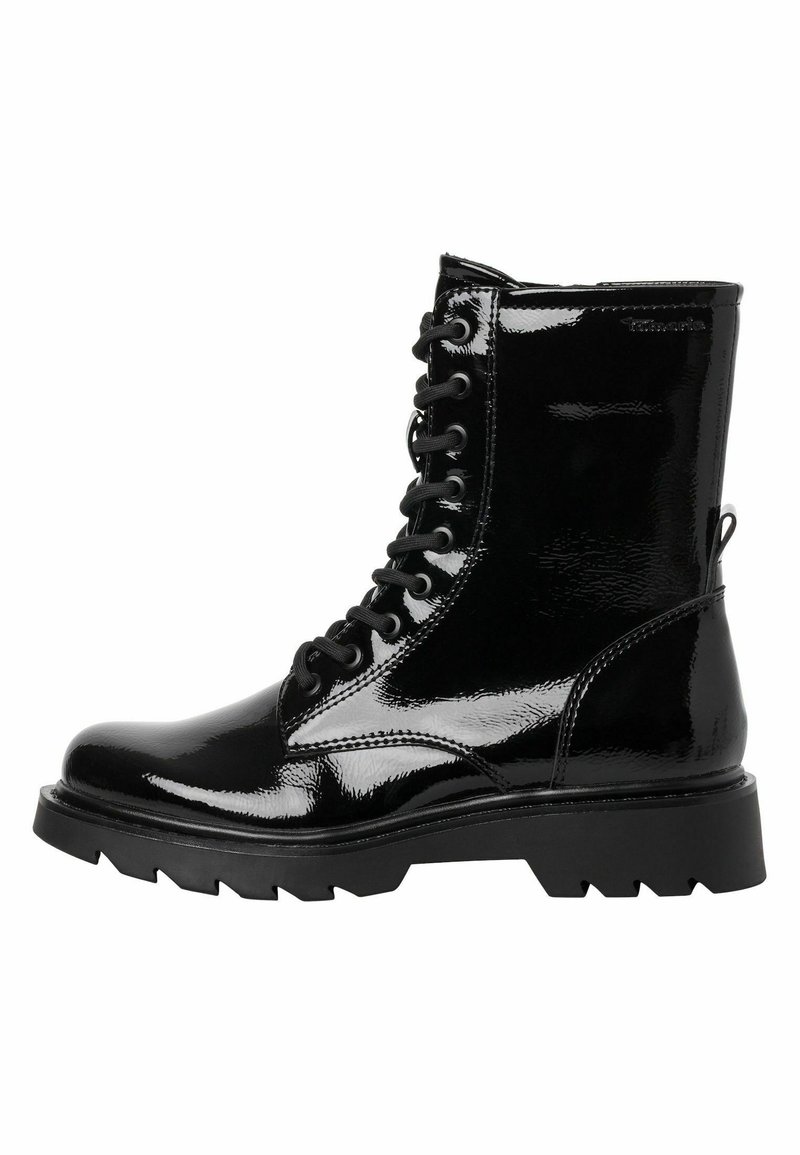 Tamaris Stivaletti con plateau - black