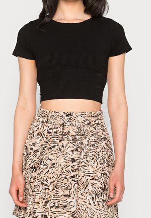 T-shirt con stampa - black