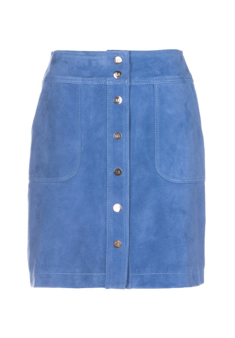 Damen Jeansröcke | Luisa Spagnoli TISANA Lederrock avio/blau - YN84450 Damen Jeansröcke | Luisa Spagnoli TISANA Lederrock avio/blau - YN84450