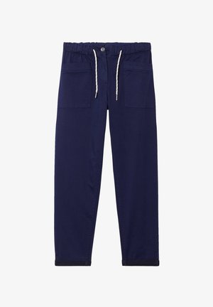 Breal, FLOCKIGE MIT KORDELZUG - Broek - bleu marine