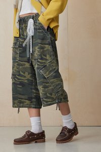 BDG Urban Outfitters DETROIT CUT OFF - Šortai - khaki