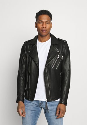 AKONO - Leather jacket - black