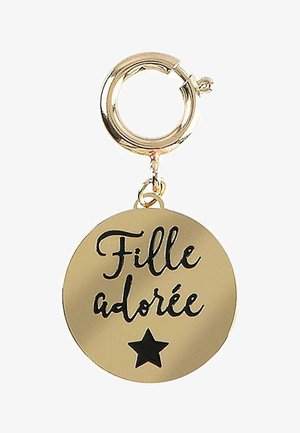 FILLE ADORÉE - Porte-clefs - doré