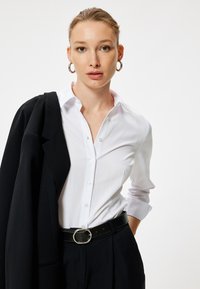 Koton BUSINESS - Button-down blouse - white